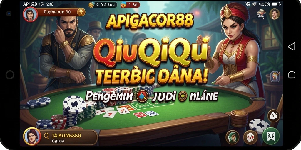 Tampilan gameplay seru QiuQiu di APIGACOR88.