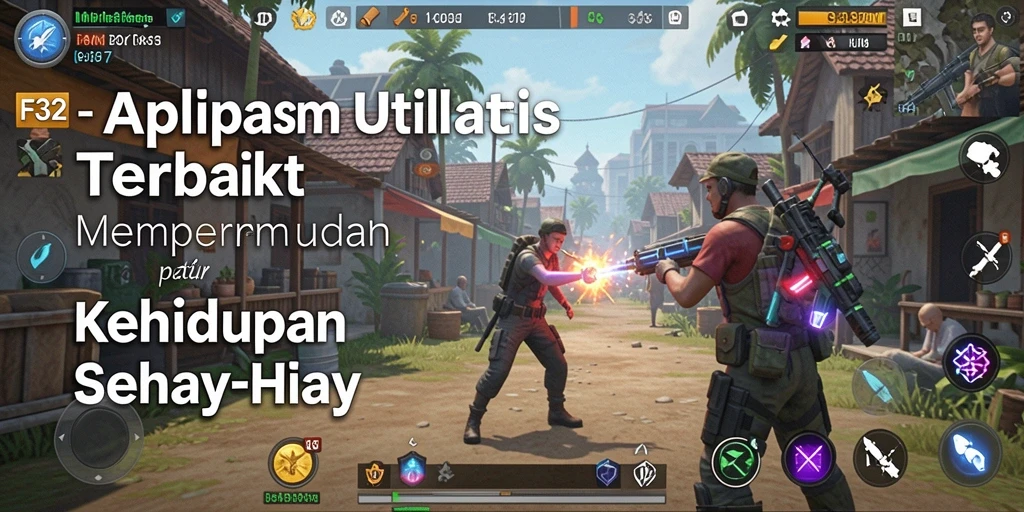 Tampilan antarmuka F32 yang bersih dan fungsional untuk utilitas pengguna.