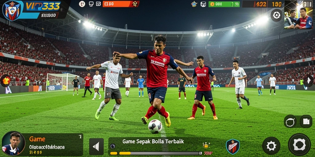 Tampilan gameplay yang mendebarkan di VIP333, menampilkan aksi di lapangan.